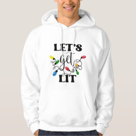 Låt oss få en fantastisk jul hoodie