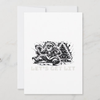 Låt oss få en fantastisk rolig julstämning Klassik Julkort