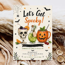 Låt oss få en skräckinjagande Halloweenfest Inbjudningar