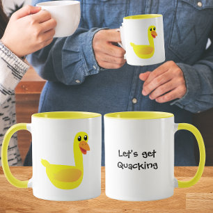 Låt oss få kvackande ankhumor mugg