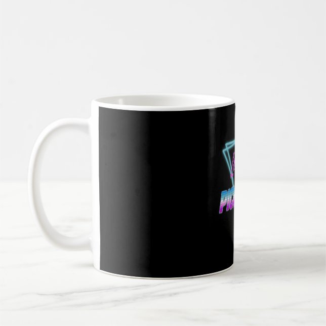 Låt oss få Pickleball 80's Retro Kaffemugg (Vänster)