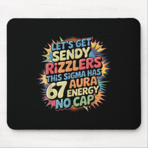 Låt oss få Sendy Rizzlers 67 Aura Meme Design _1 Musmatta