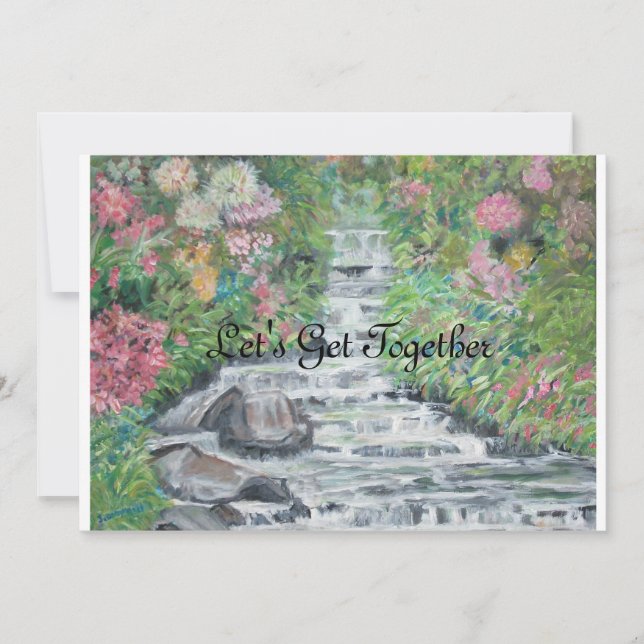 Låt oss få tillsammans inbjudan - den förtrollade (Framsida)