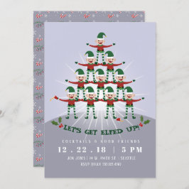 Låt oss få upp dig till jul Party Inbjudan