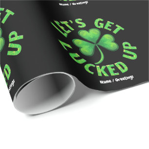 Låt oss få upp St. Patrick's Day Funny Presentpapper