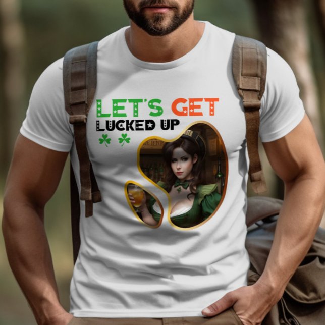 Låt oss få upplockad - Irish Poetry Slam T Shirt (Skapare uppladdad)