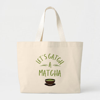 "Låt oss fånga en matcha" Tryckt matcha älskare to Jumbo Tygkasse