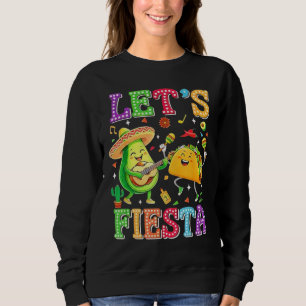Låt oss festa Avokado Mexikansk Cinco De Mayo T Shirt