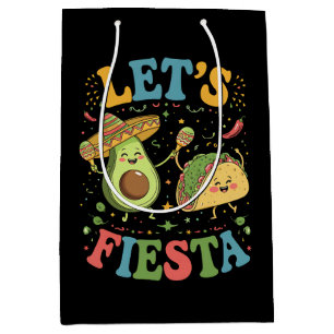 Låt oss festa avokado och tacos Cinco De Mayo