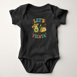 Låt oss festa avokado och tacos Cinco De Mayo T Shirt
