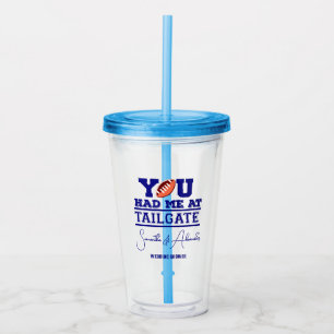 Låt oss festa Blue Bridal Couple Shower Take Away Mugg