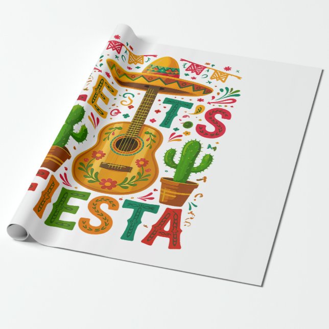 Låt oss festa Cinco De Mayo-fest Presentpapper (Utrullad)