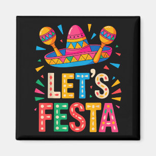 Låt oss festa cinco de mayo magnet