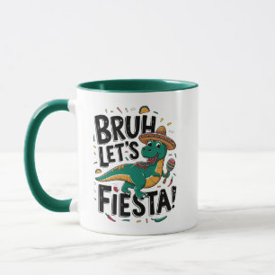Låt oss festa Cinco De Mayo Mugg – Färgglatt mexik