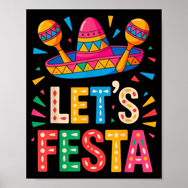 Låt oss festa cinco de mayo  poster (Framsidan)