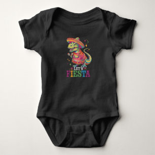 Låt oss festa Cinco De Mayo T Rex dinosaurie Shirt