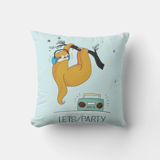 Låt oss festa den gulliga kudde (Framsida)