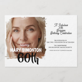 Låt oss festa! En fantastisk 60-års överraskningsf Inbjudningar