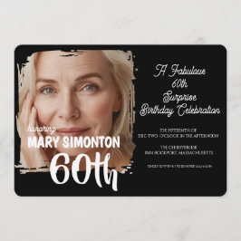 Låt oss festa! En fantastisk 60-års överraskningsf Inbjudningar