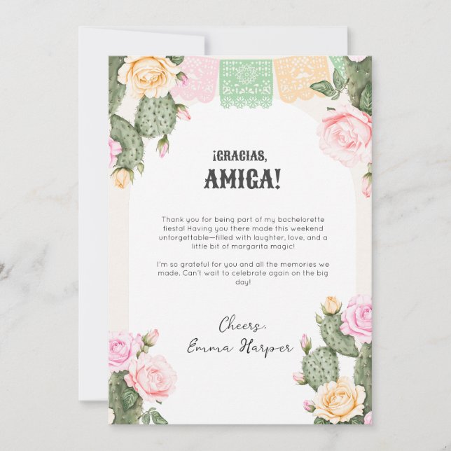 Låt oss Festa Möhippan Tackkort Tack Kort (Framsida)