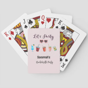 Låt oss festa sommarsoaré Personlig Casinokort