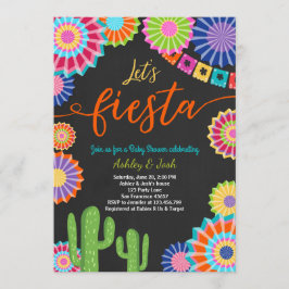 Låt oss Fiesta Baby Shower inbjudan till mexikansk