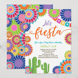Låt oss Fiesta Baby Shower inbjudan till mexikansk