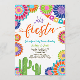 Låt oss Fiesta Baby Shower inbjudan till mexikansk