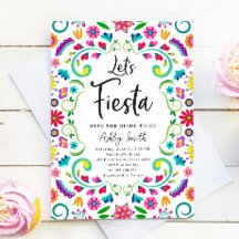 Låt oss Fiesta Blommigt Fiesta Mexican Möhippa