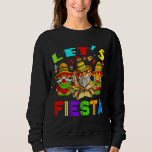 Låt oss Fiesta Cinco De Mayo Latin Gnomes (Mexiko) T Shirt