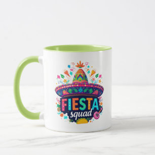 Låt oss fiesta Cinco De Mayo-mugg – Färgglad mexik Mugg