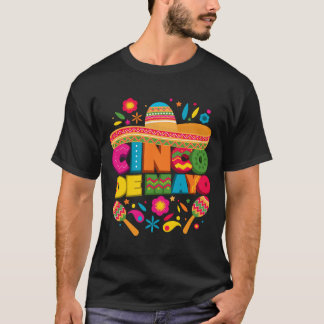 Låt oss Fiesta Cinco De Mayo T Shirt