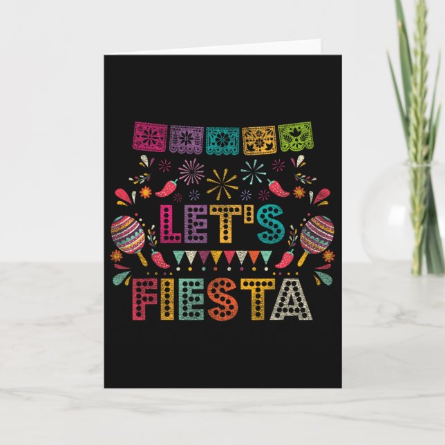 Låt oss fiesta Mexiko  Kort (Framsida)