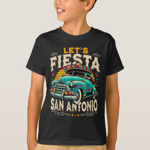 Låt oss fiesta san antonio texas cinco de mayo t shirt