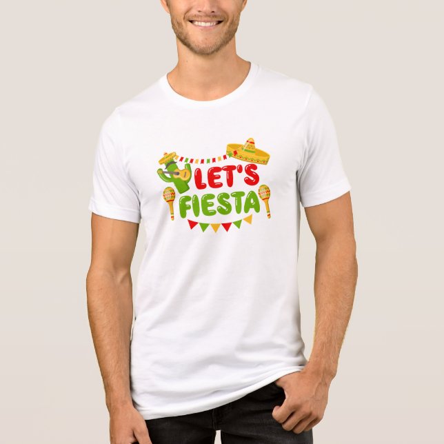 Låt oss Fiesta T Shirt (Framsida)