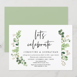 Låt oss fira, bröllopsfest för de som rymmer inbjudningar