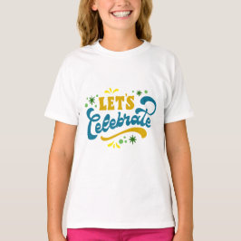 Låt oss fira | Festive Party Design T Shirt