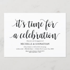 Låt oss fira, Förlovningsfest inbjudan