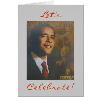 Låt oss fira! hälsningskort