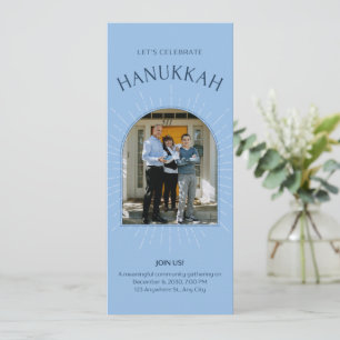 Låt oss fira Hanukkah-kort