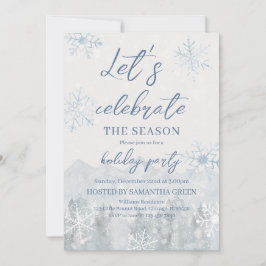 Låt oss fira Julfesten för säsongen Inbjudningar