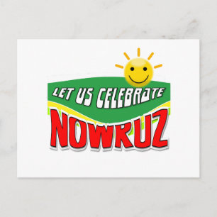 Låt oss fira Nowruz Vykort