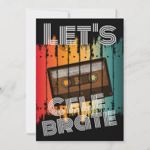 Låt oss fira skolåterträff 80"s kassettband