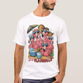 Låt oss Flamingle: Summer Vibes T Shirt