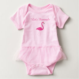 Låt oss Flamingle TuTu Bodykostym Tee Shirt