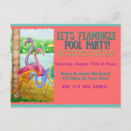 Låt oss Flamingle! Vykort