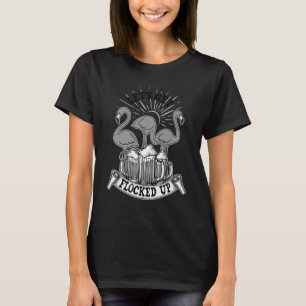 Låt oss Flamingo Beer 3, uppåt och uppåt. T Shirt