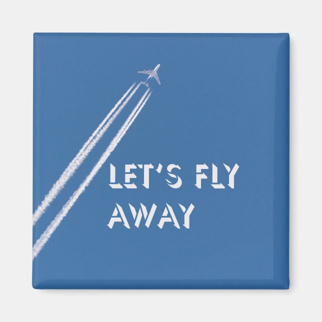 Låt oss flyga iväg magnet (Framsidan)