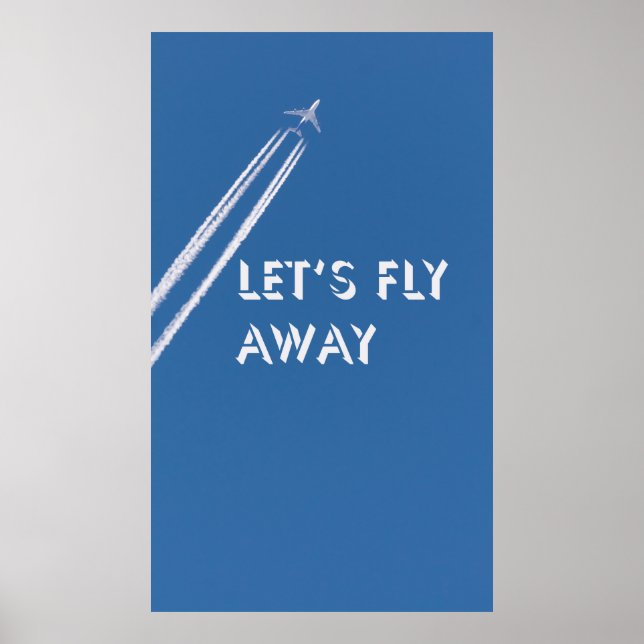Låt oss flyga iväg poster (Framsidan)