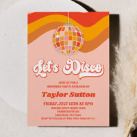 Låt oss Födelsedagsfesten Disco Retro 70s
